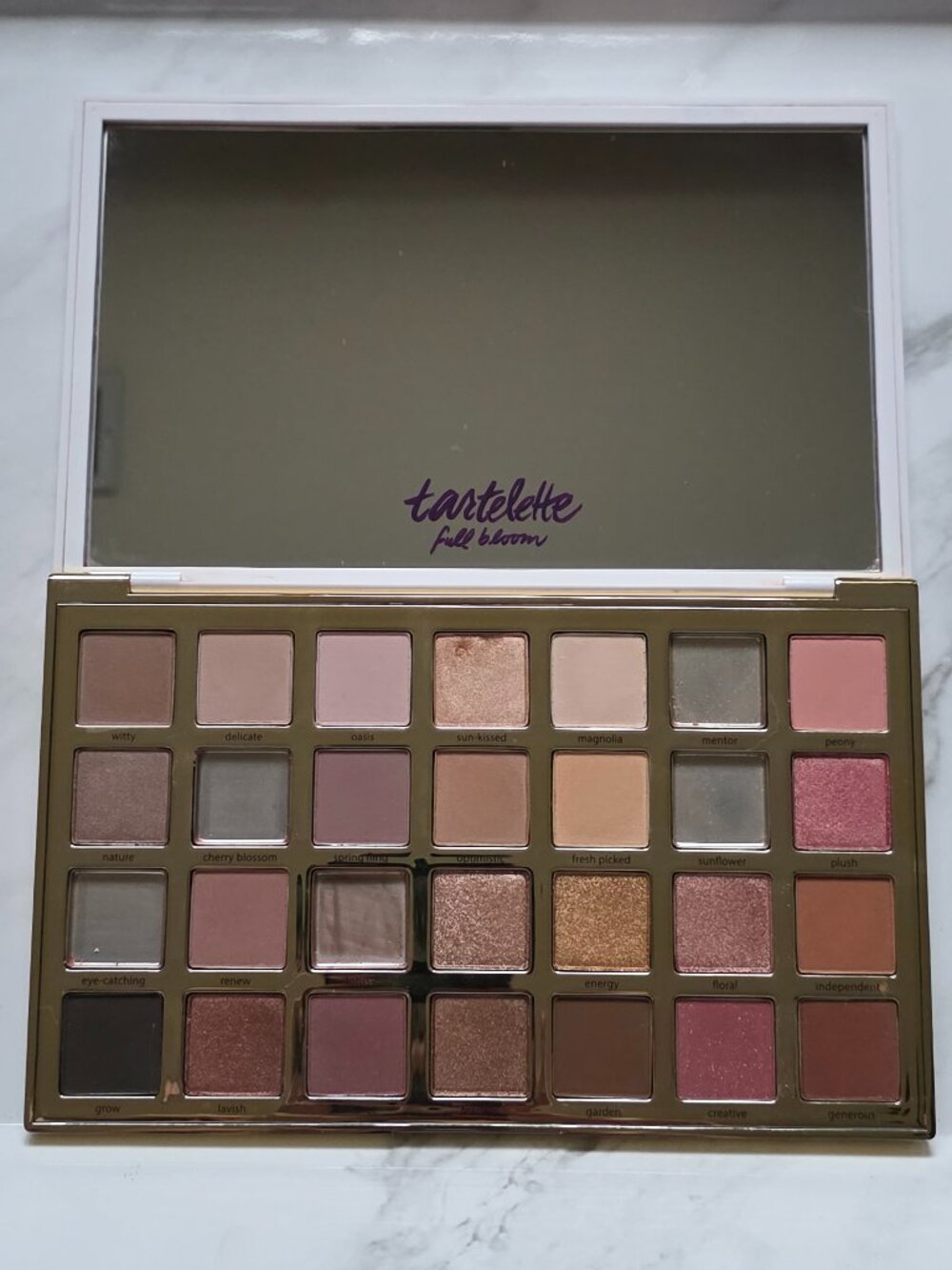 Tarte FULL BLOOM EyeShadow Palette (5 shades missing)